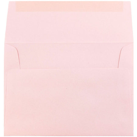 JAM Paper A6 Invitation Envelopes, 4.75 x 6.5, Baby Pink, Bulk 250/Box