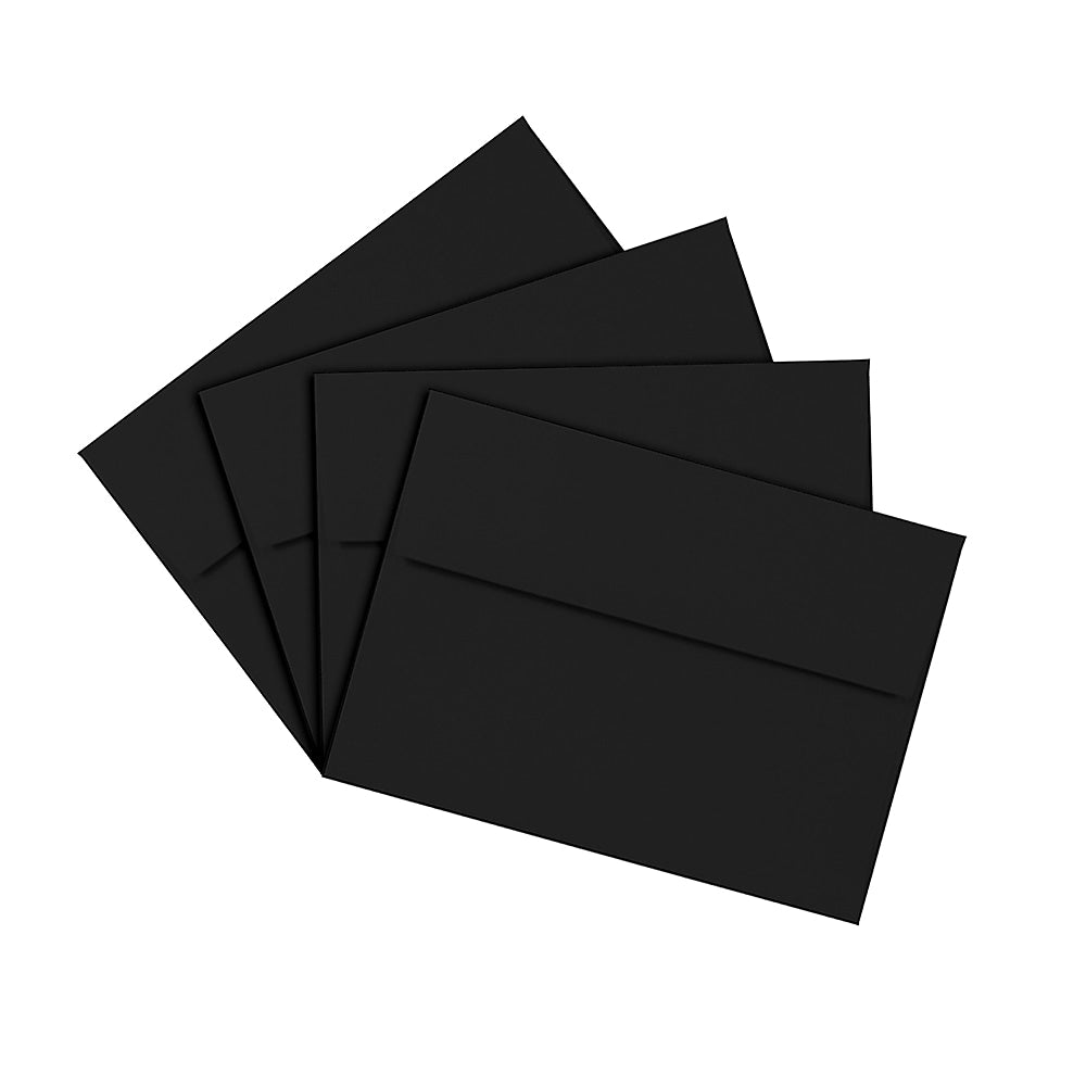 JAM Paper® A7 Invitation Envelopes, 5.25 x 7.25, Black, 25/Pack