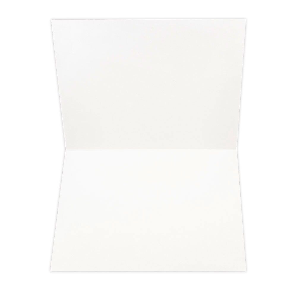 JAM Paper® Blank Christmas Cards Set, Merry Christmas Wreath, 25/Pack
