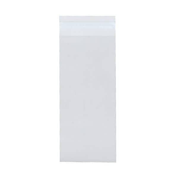 JAM Paper Cello Sleeves with Peel & Seal Closure, #10 Policy, 4.12 x 9.75, Clear, 100/Pack