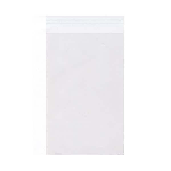 JAM Paper Cello Sleeves with Peel & Seal Closure, 10 x 13, Clear, 100/Pack