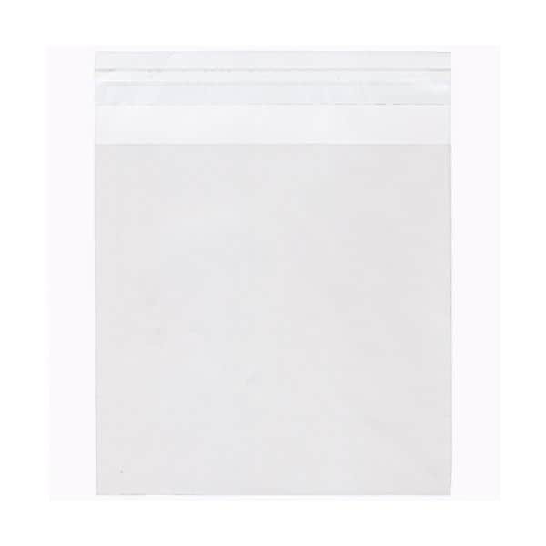 JAM Paper Cello Sleeves with Peel & Seal Closure, 5.75 x 5.75, Clear, 100/Pack