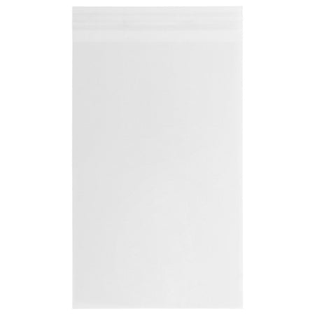 JAM Paper Cello Sleeves with Peel & Seal Closure, 5.9375 x 8.875, Clear, 1000/Carton