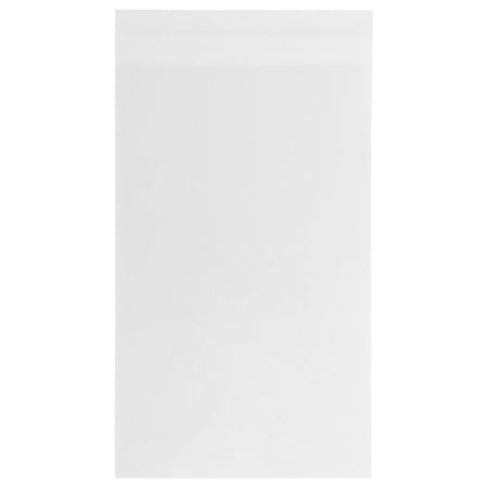 JAM Paper Cello Sleeves with Peel & Seal Closure, 5.9375 x 8.875, Clear, 1000/Carton