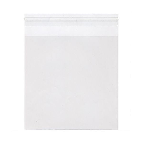 JAM Paper Cello Sleeves with Peel & Seal Closure, 6.25 x 6.25, Clear, 100/Pack