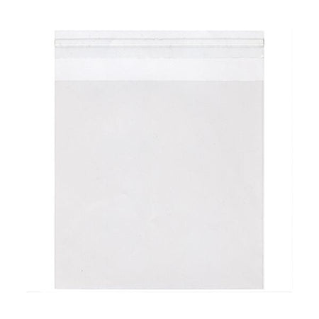 JAM Paper Cello Sleeves with Peel & Seal Closure, 6.25 x 6.25, Clear, 100/Pack