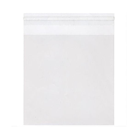 JAM Paper Cello Sleeves with Peel & Seal Closure, 6.25 x 6.25, Clear, 100/Pack