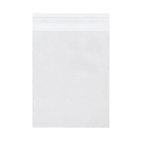 JAM Paper Cello Sleeves with Peel & Seal Closure, 6.4375 x 8.25, Clear, 100/Pack