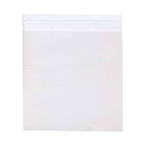 JAM Paper Cello Sleeves with Peel & Seal Closure, 7.75 x 7.75, Clear, 100/Pack