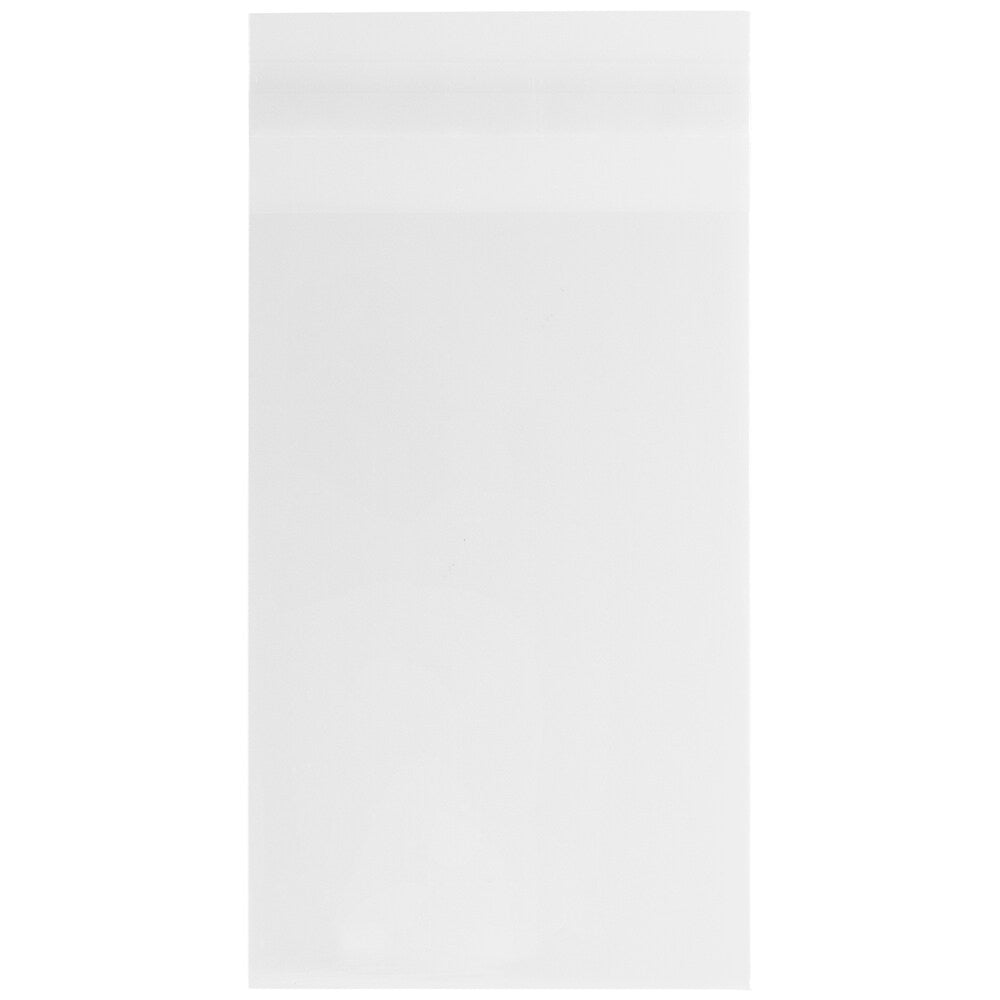 JAM Paper Cello Sleeves with Peel & Seal Closure, A10, 6.25 x 9.625, Clear, 100/Pack