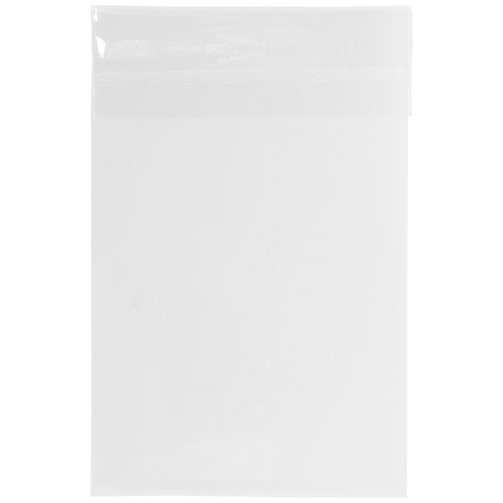 JAM Paper Cello Sleeves with Peel & Seal Closure, A10, 6.25 x 9.625, Clear, 100/Pack