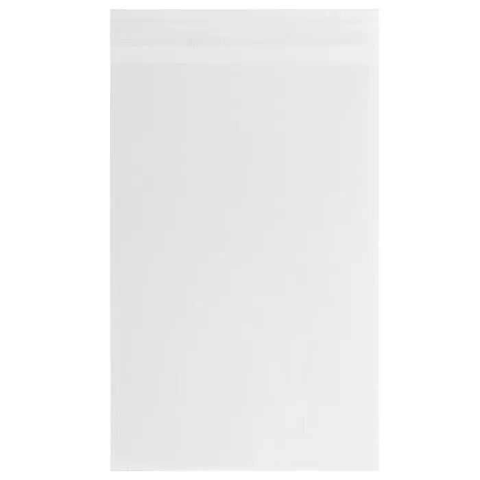 JAM Paper Cello Sleeves with Self-Adhesive Closure, 12.4375 x 18.25, Clear, 1000/Carton