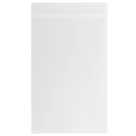 JAM Paper Cello Sleeves with Self-Adhesive Closure, 12.4375 x 18.25, Clear, 1000/Carton