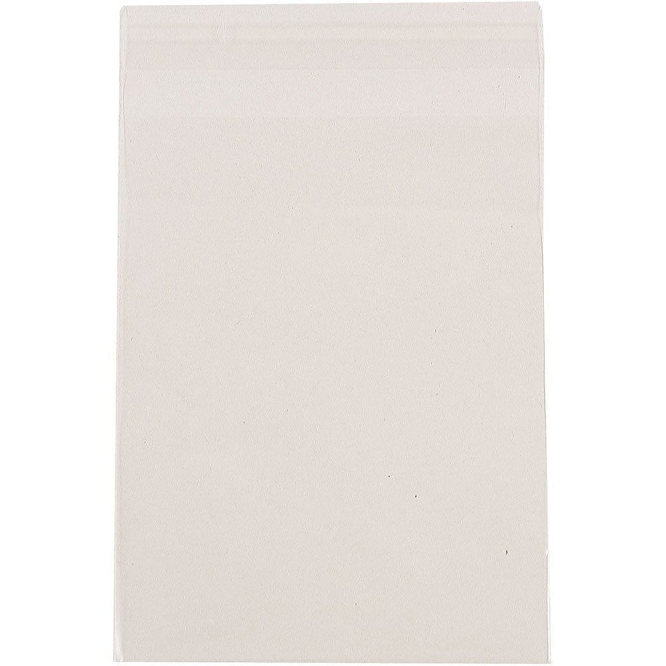 JAM Paper Cello Sleeves with Self-Adhesive Closure, 5.75 x 5.75, Clear, 1000/Carton