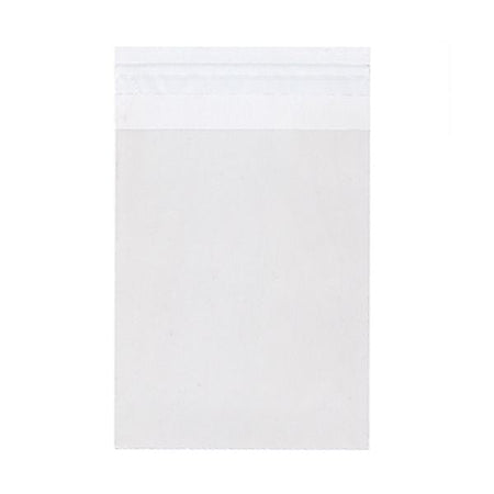 JAM Paper Cello Sleeves with Self-Adhesive Closure, A2, 4.625 x 5.875, Clear, 1000/Carton