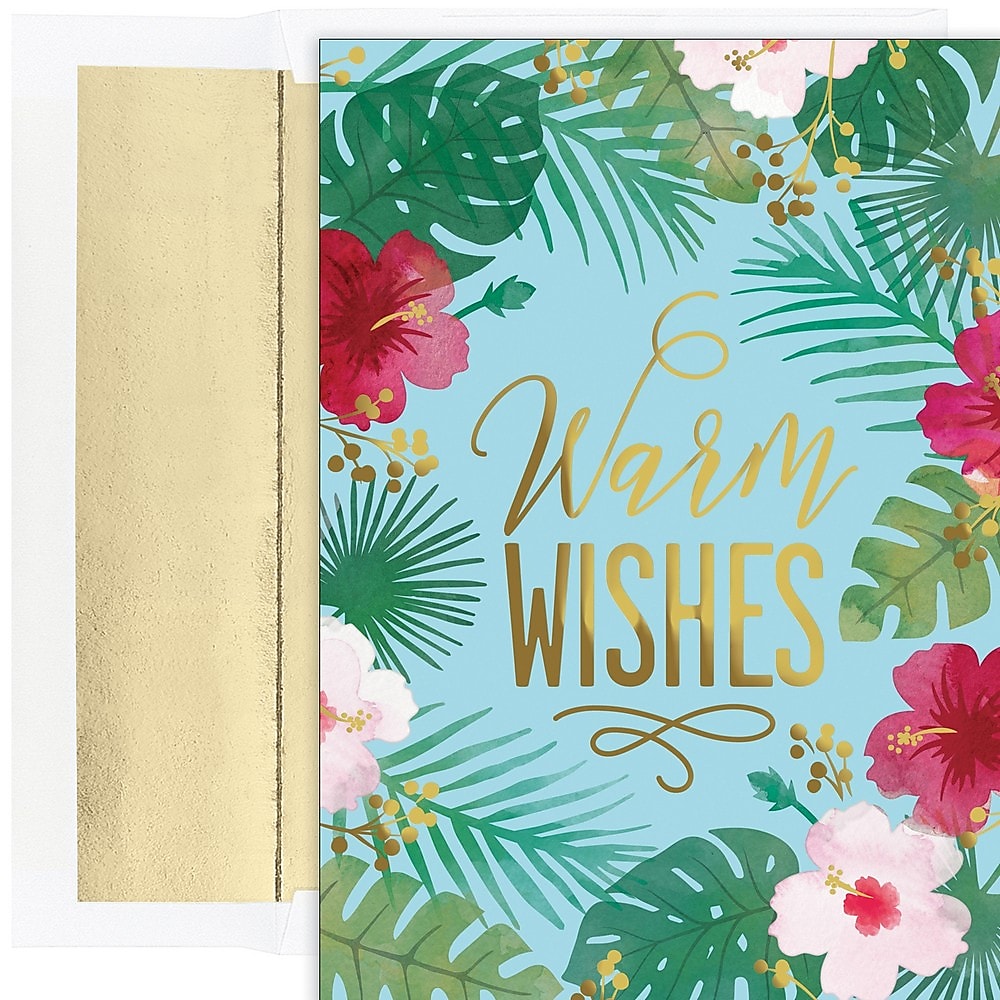 JAM PAPER Christmas Cards & Matching Envelopes Set, 7 6/7