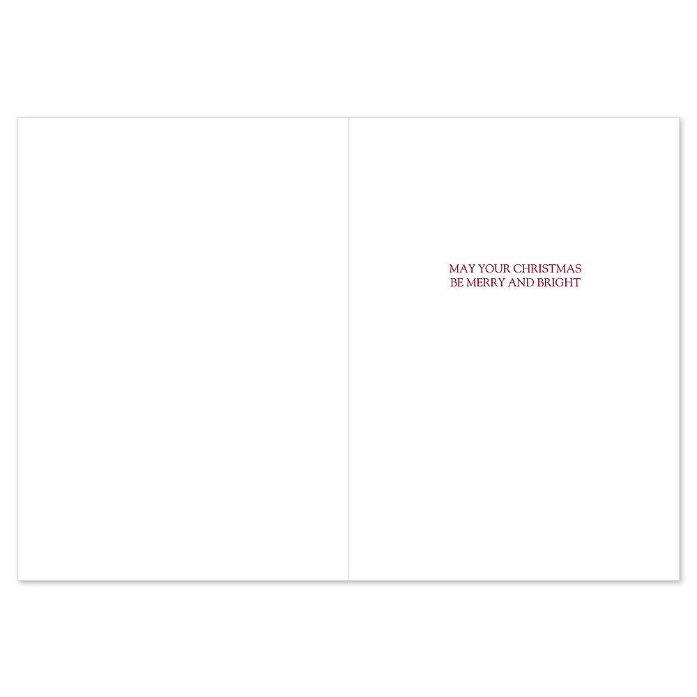 JAM PAPER Christmas Cards & Matching Envelopes Set, 7 6/7