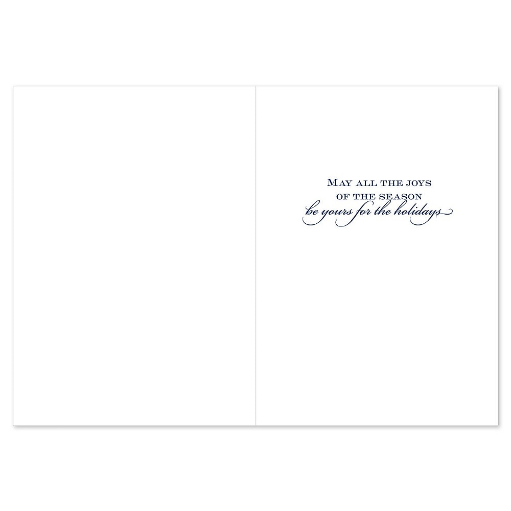 JAM PAPER Christmas Cards & Matching Envelopes Set, 7 6/7