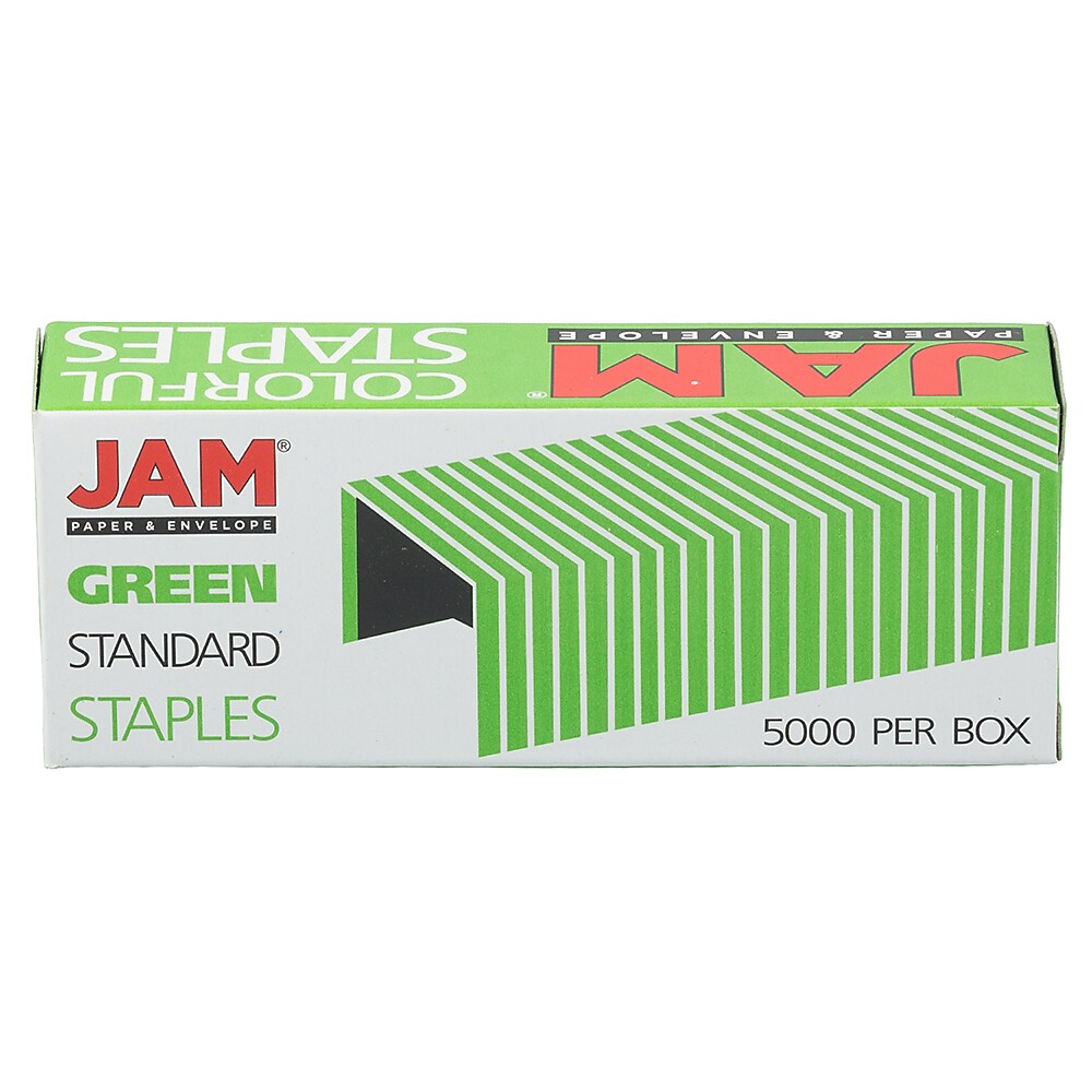 JAM Paper Colorful Staples, 1/4