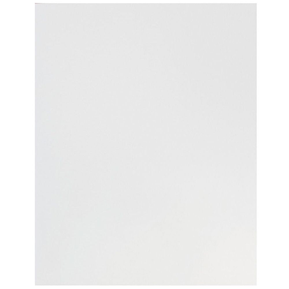 JAM Paper Glossy 2 Pocket Presentation Folder, White, 6/Pack