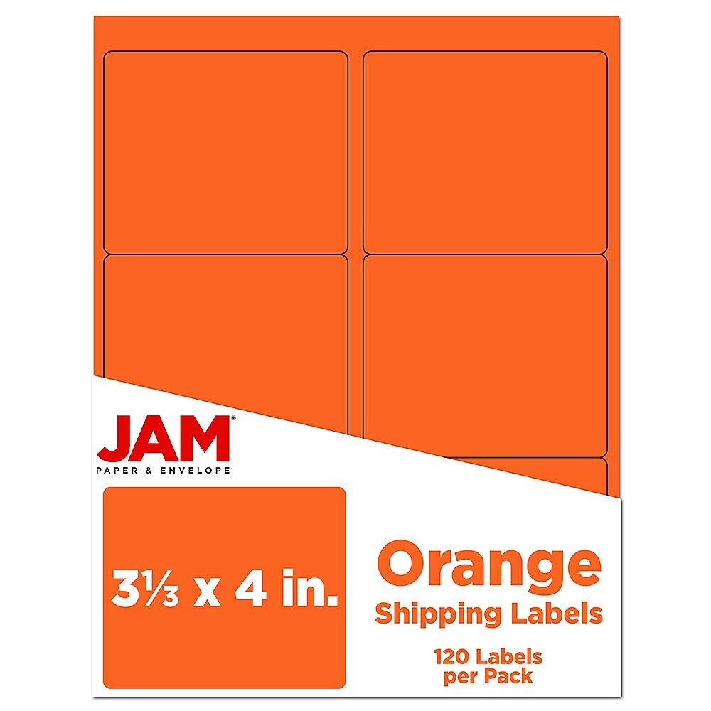 JAM Paper Laser/Inkjet Address Label, 4