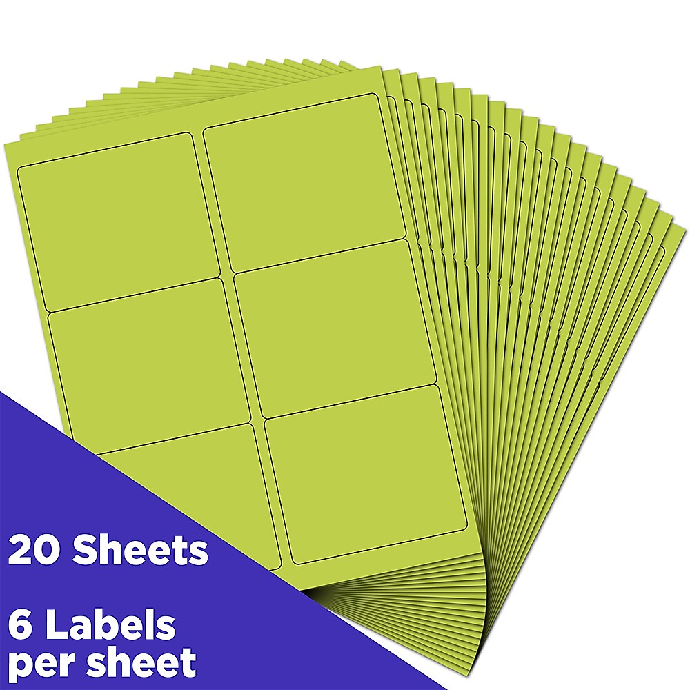 JAM Paper Laser/Inkjet Address Label, 4