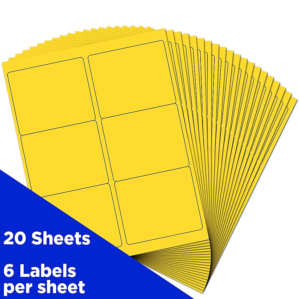 JAM Paper Laser/Inkjet Address Label, 4