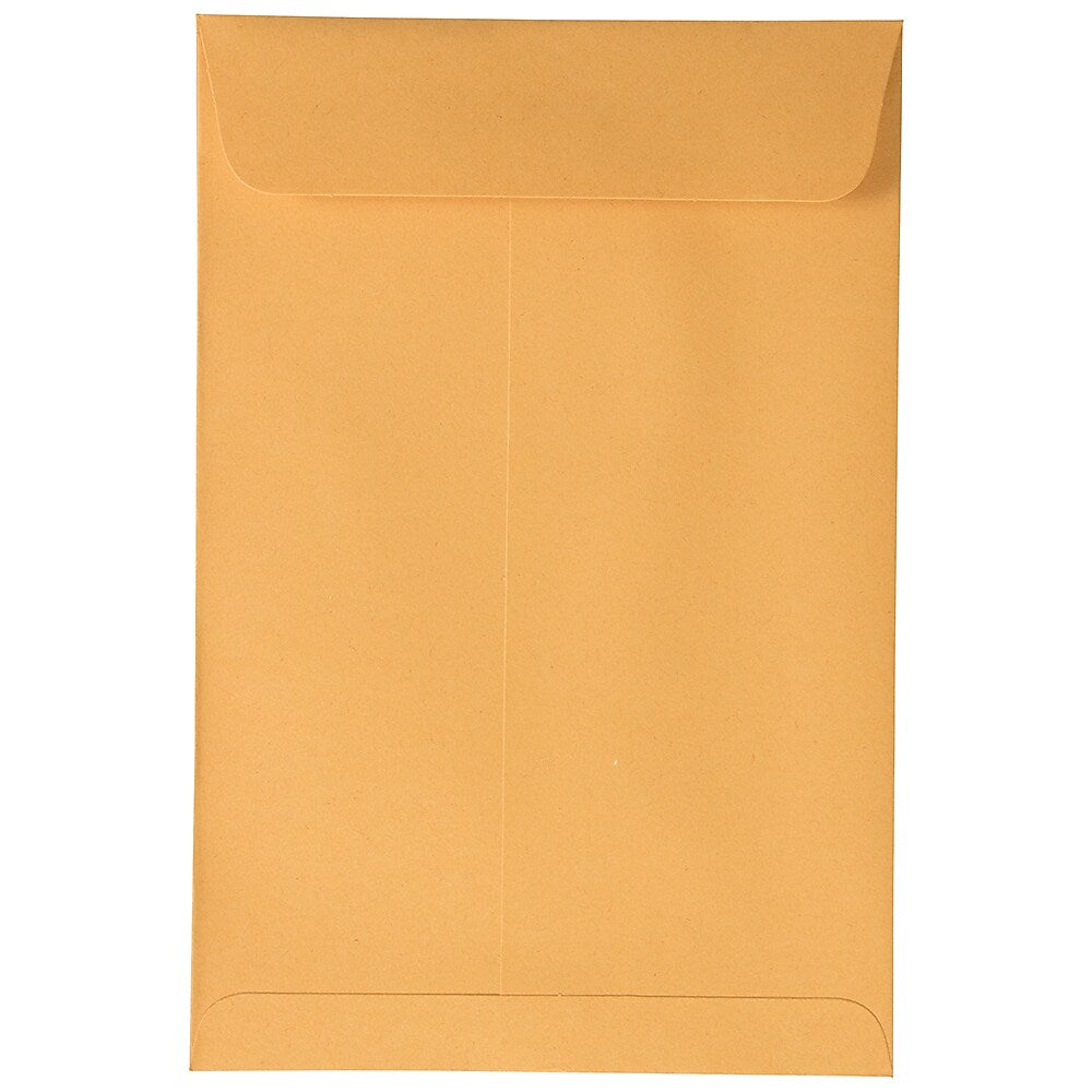 JAM Paper Peel and Seal Open End Catalog Envelope, 6