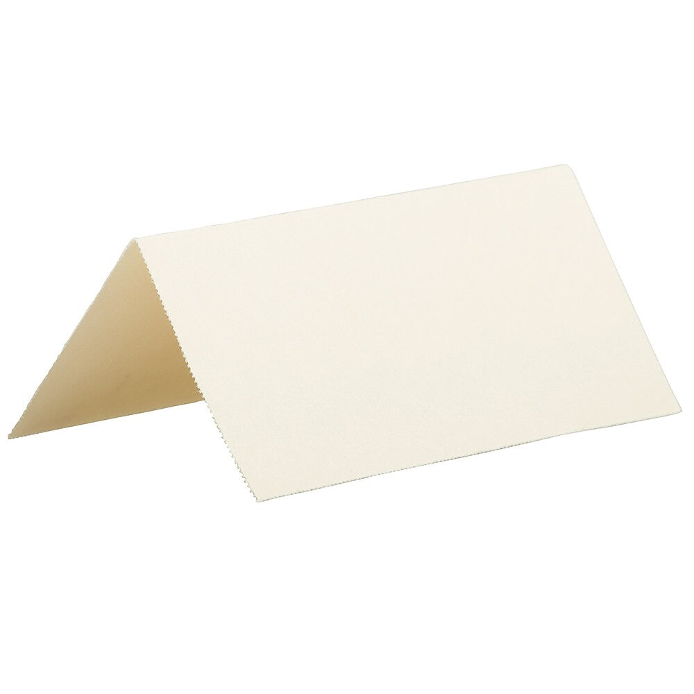 JAM Paper® Printable Place Cards, 3 3/4 x 1 3/4, Ivory Placecards, 12/Pack