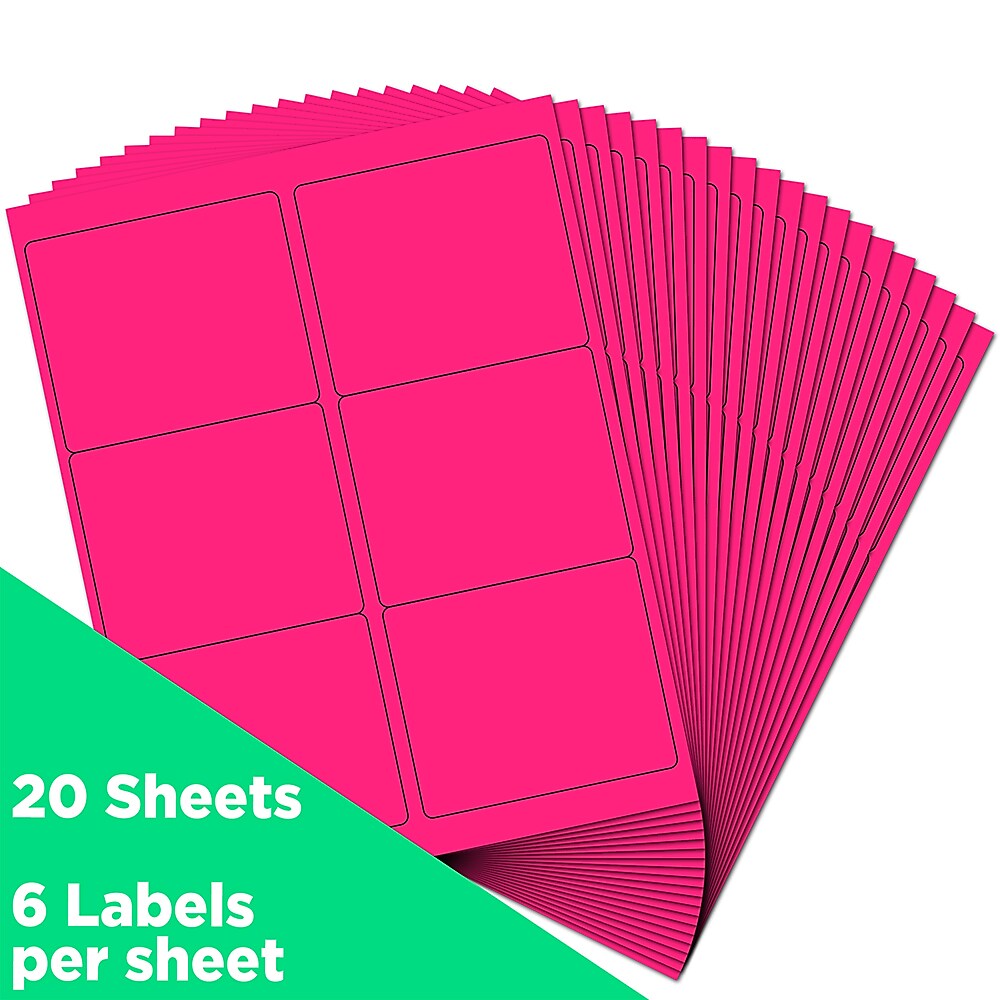 JAM Paper Shipping Labels, 3 1/3