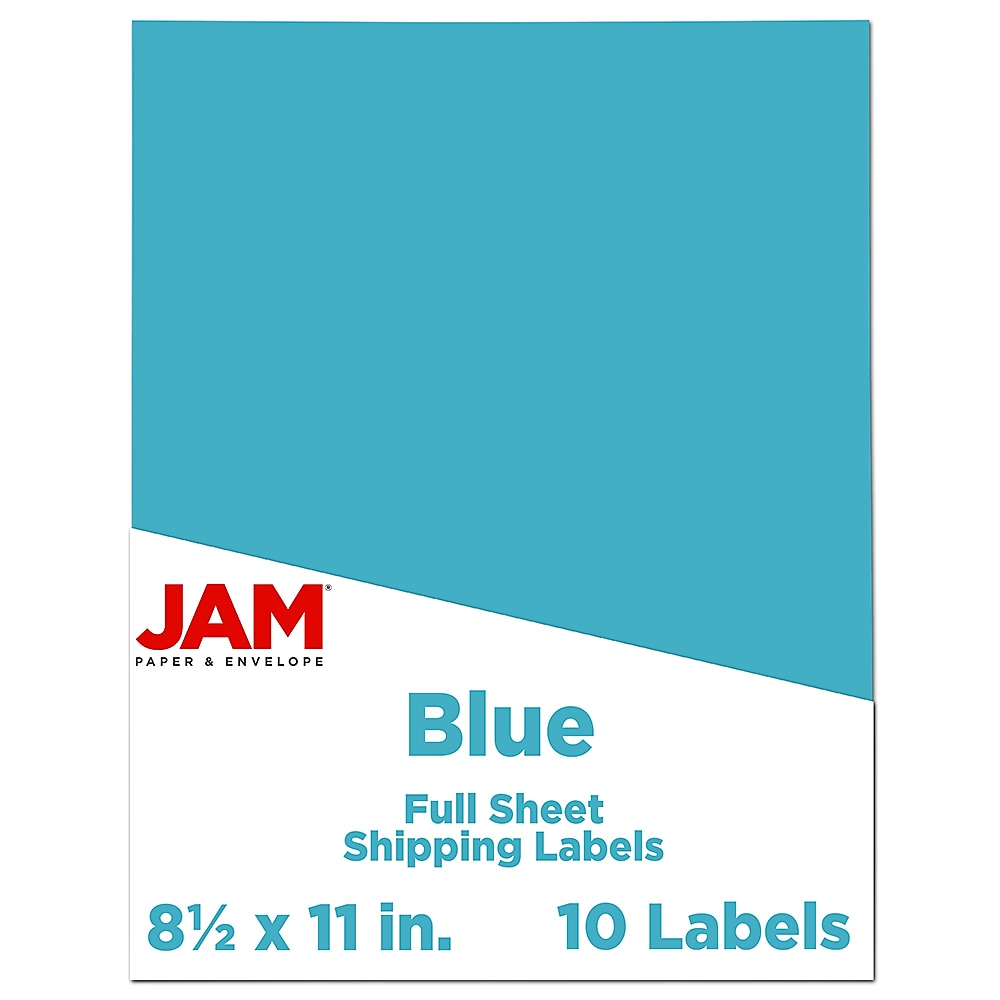 JAM Paper Shipping Labels, 8 1/2