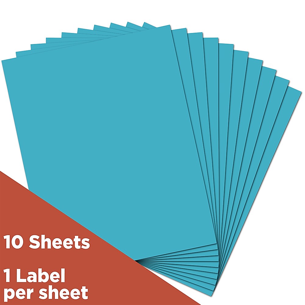 JAM Paper Shipping Labels, 8 1/2