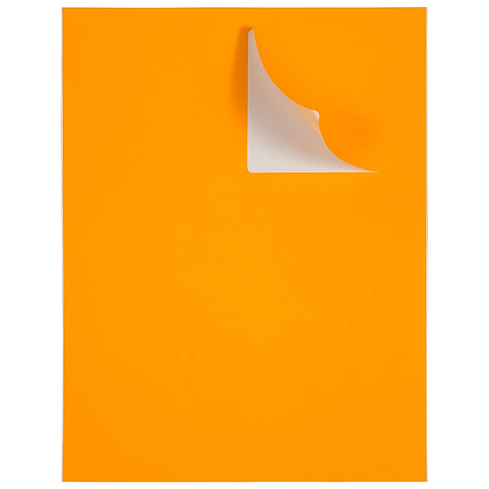JAM Paper Shipping Labels, Large, 3 1/3 x 4, Neon Orange, 6 Labels/Sheet, 20 Sheets/Pack