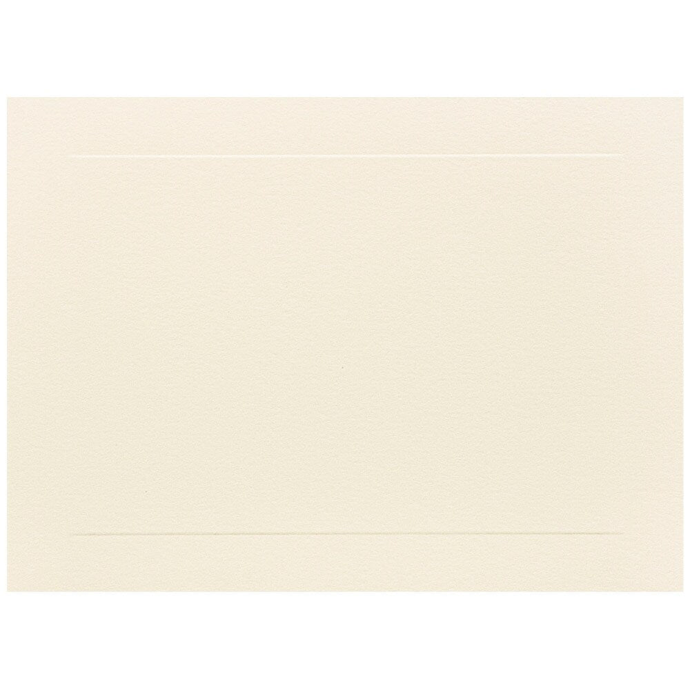 JAM Paper Smooth Personal Notecards, Ivory, 100/Pack