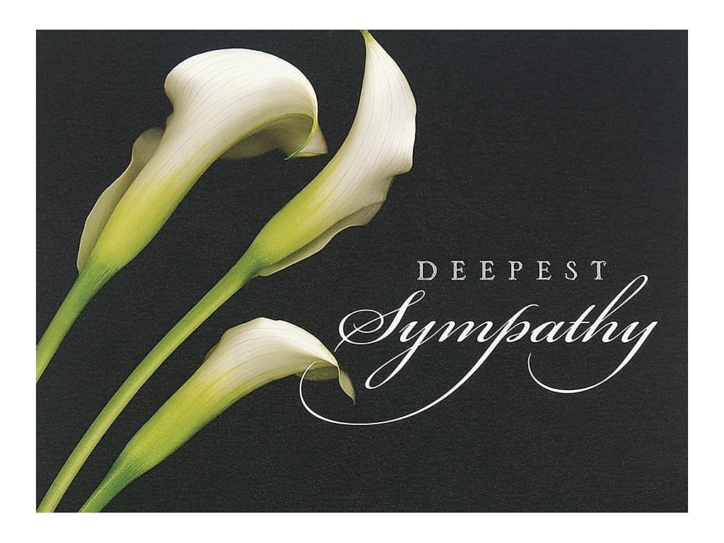 JAM Paper Sympathy Card, 25/Pack