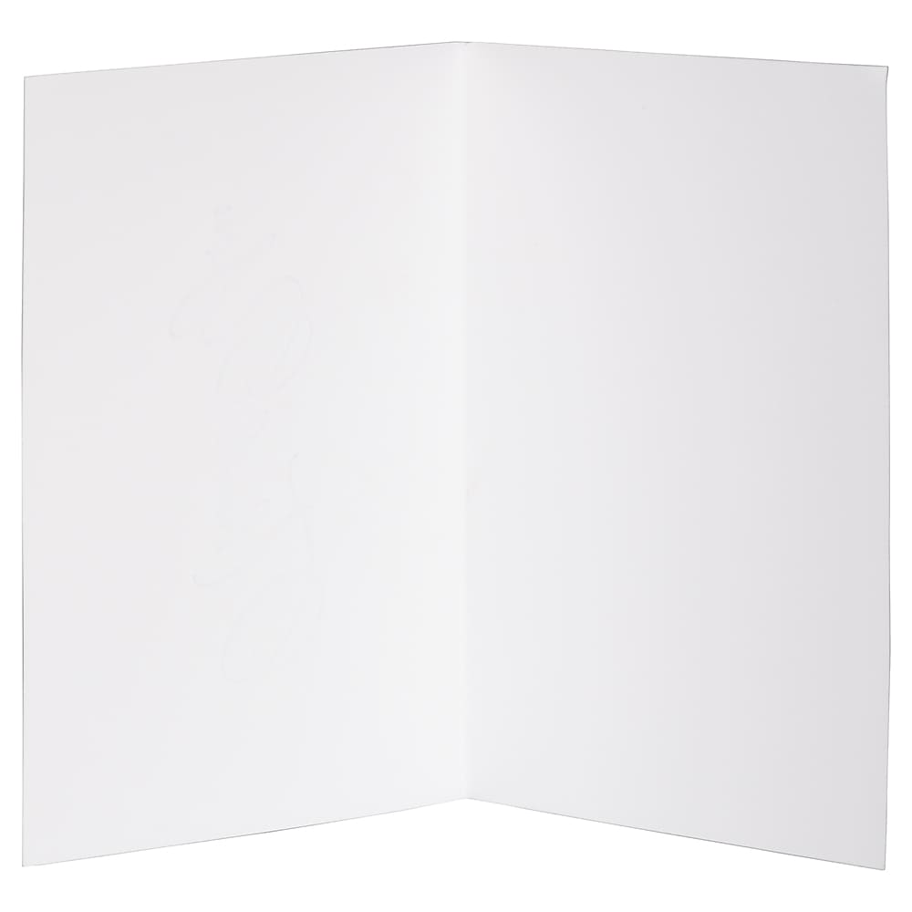 JAM PAPER Thank You Card Sets, White Care with Gold Script & Anthracite Stardream Envelopes, 25 Cards and Envelopes