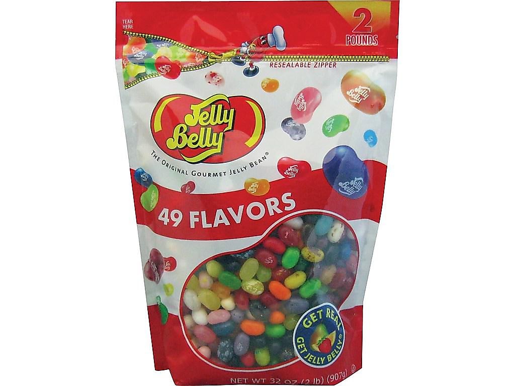Jelly Belly Assorted 49 Flavors Jelly Beans, 32 oz
