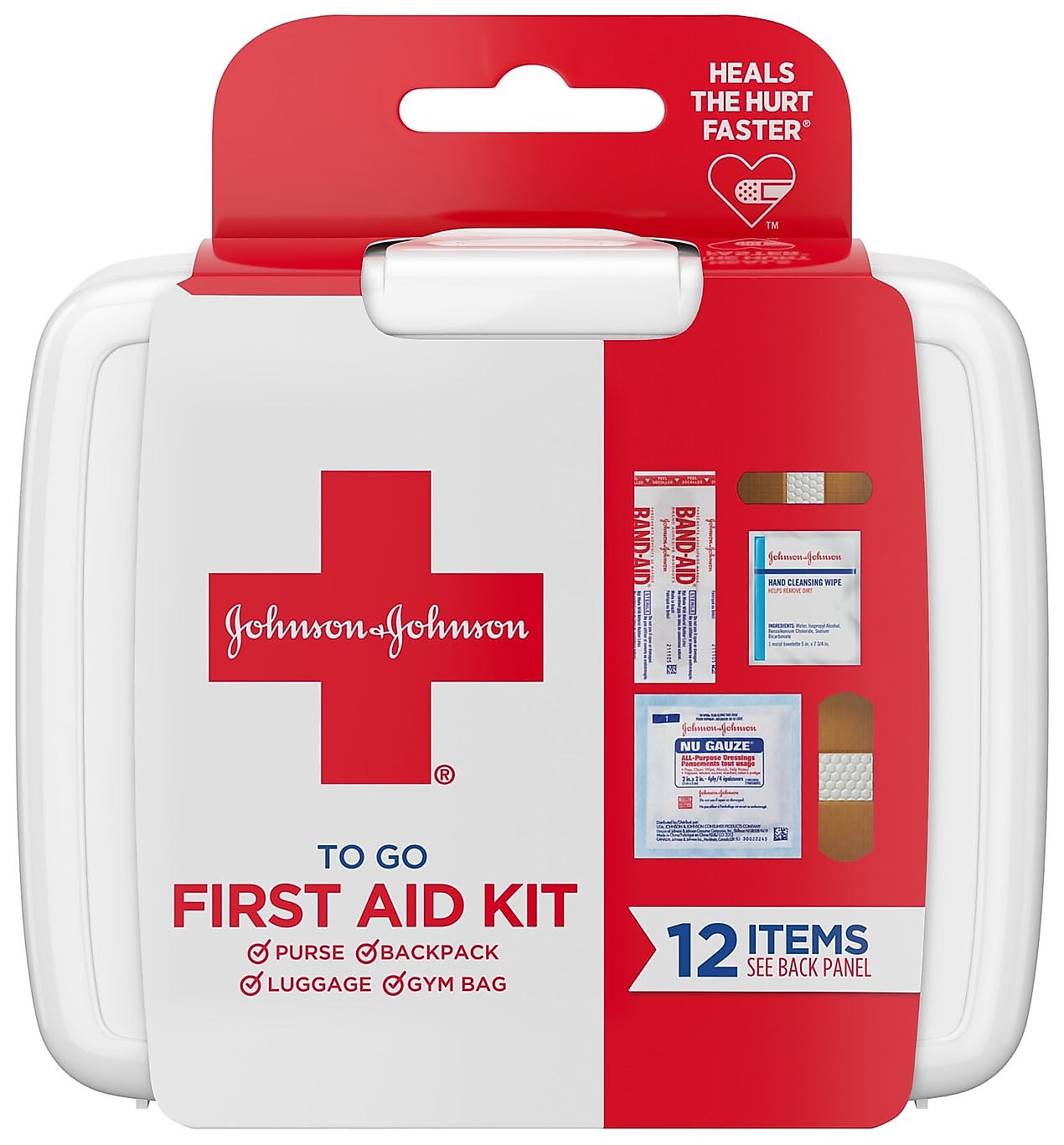 Johnson & Johnson First Aid to Go, 12 Pieces