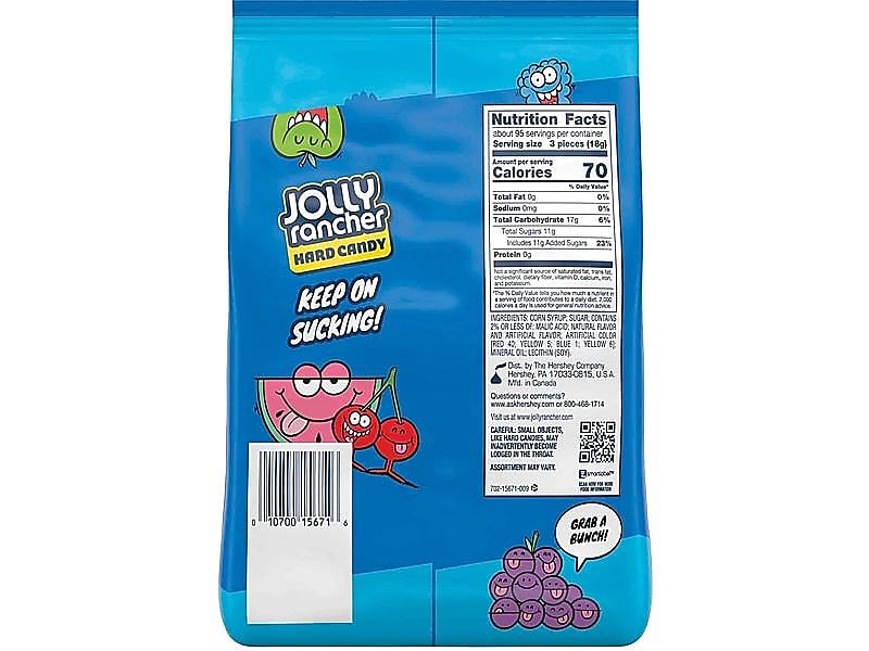 Jolly Rancher Hard Candy, Assorted Flavors, 50 oz.