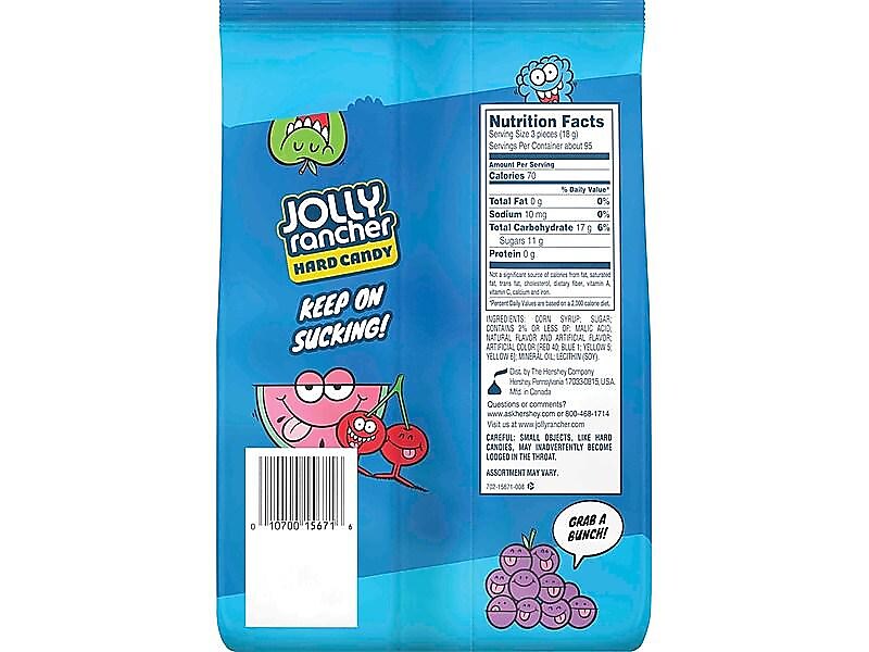 Jolly Rancher Hard Candy, Assorted Flavors, 80 oz.,