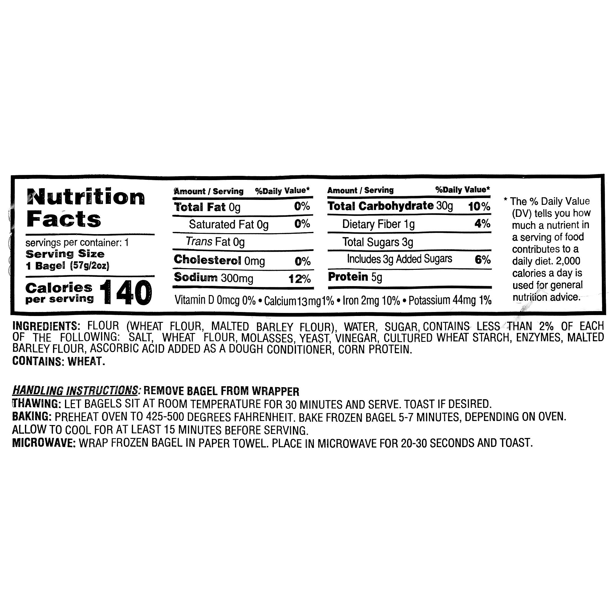 Just Bagel's Mini Plain Bagels, 2 oz., 60/Pack