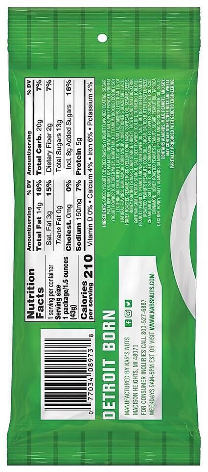 Kar's Variety Trail Mix, 1.75 oz., 24 Bags/Pack