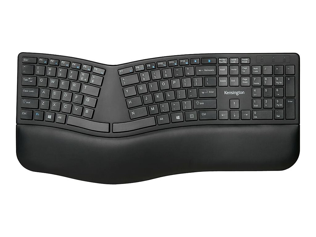 Kensington Pro Fit Ergo Wireless Keyboard, Black