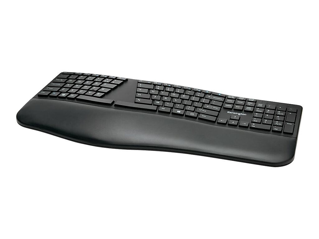Kensington Pro Fit Ergo Wireless Keyboard, Black