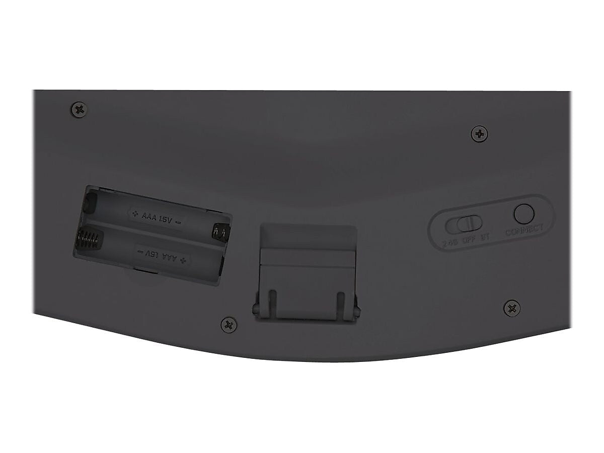 Kensington Pro Fit Ergo Wireless Keyboard, Black