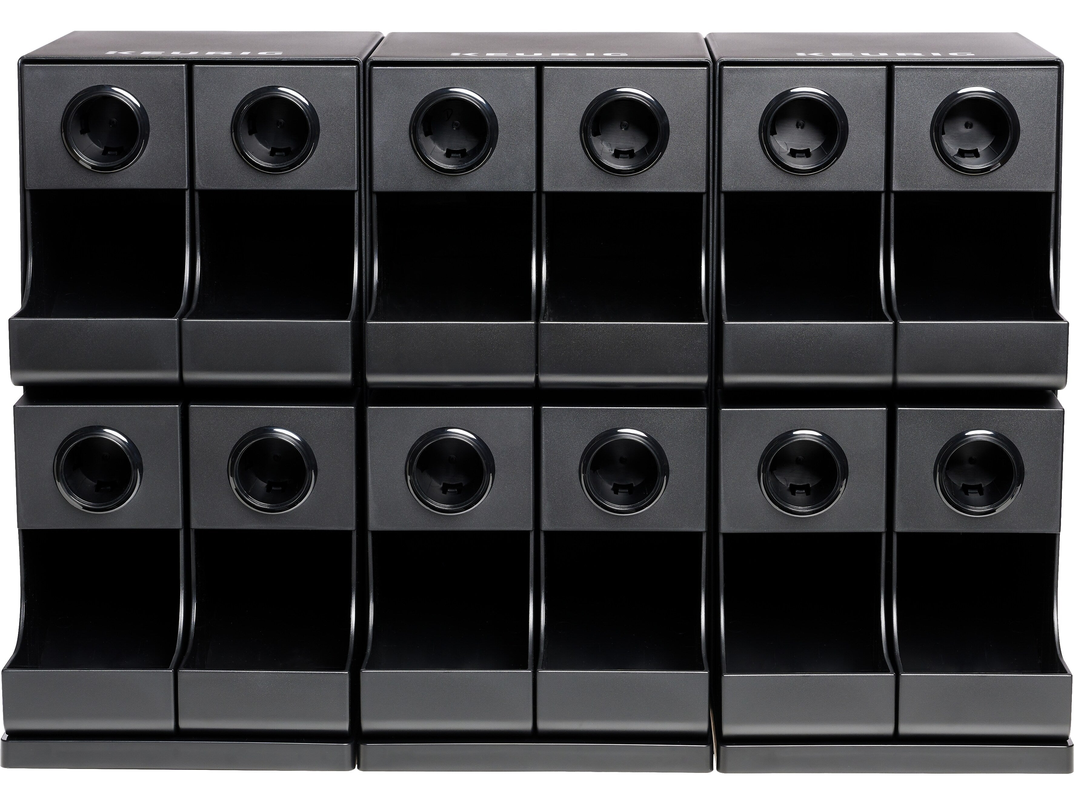 Keurig 12-Compartment Coffee Organizer, Black