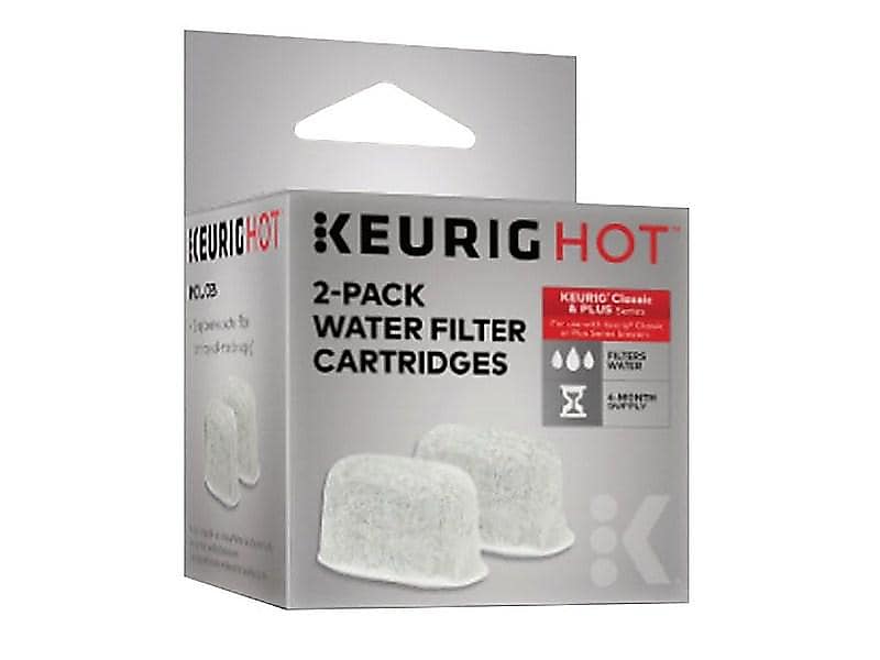Keurig® Replacement White Charcoal Water Filter Cartridges, 2/Pack