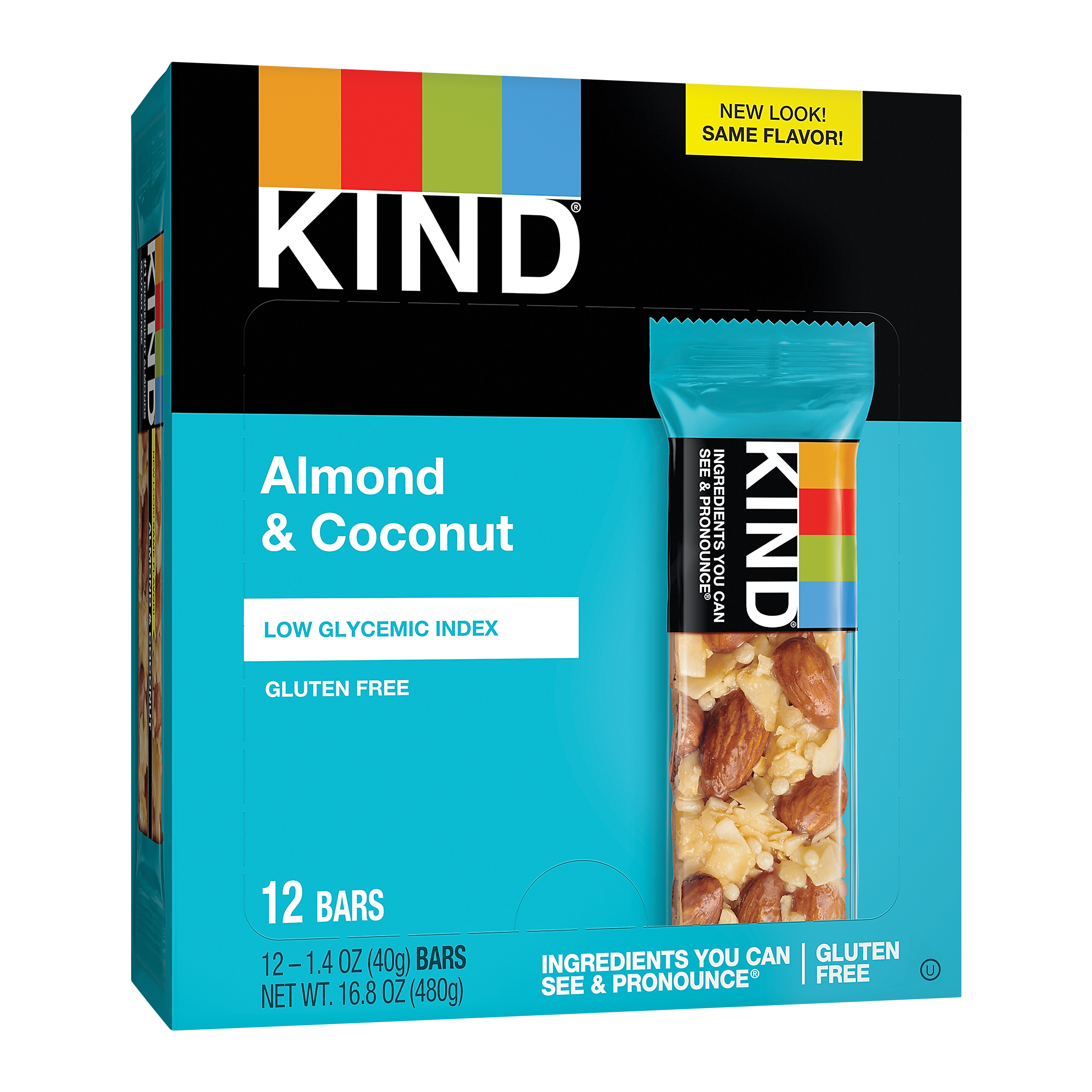 KIND Bar, Almond & Coconut, 1.4 Oz., 12/Box