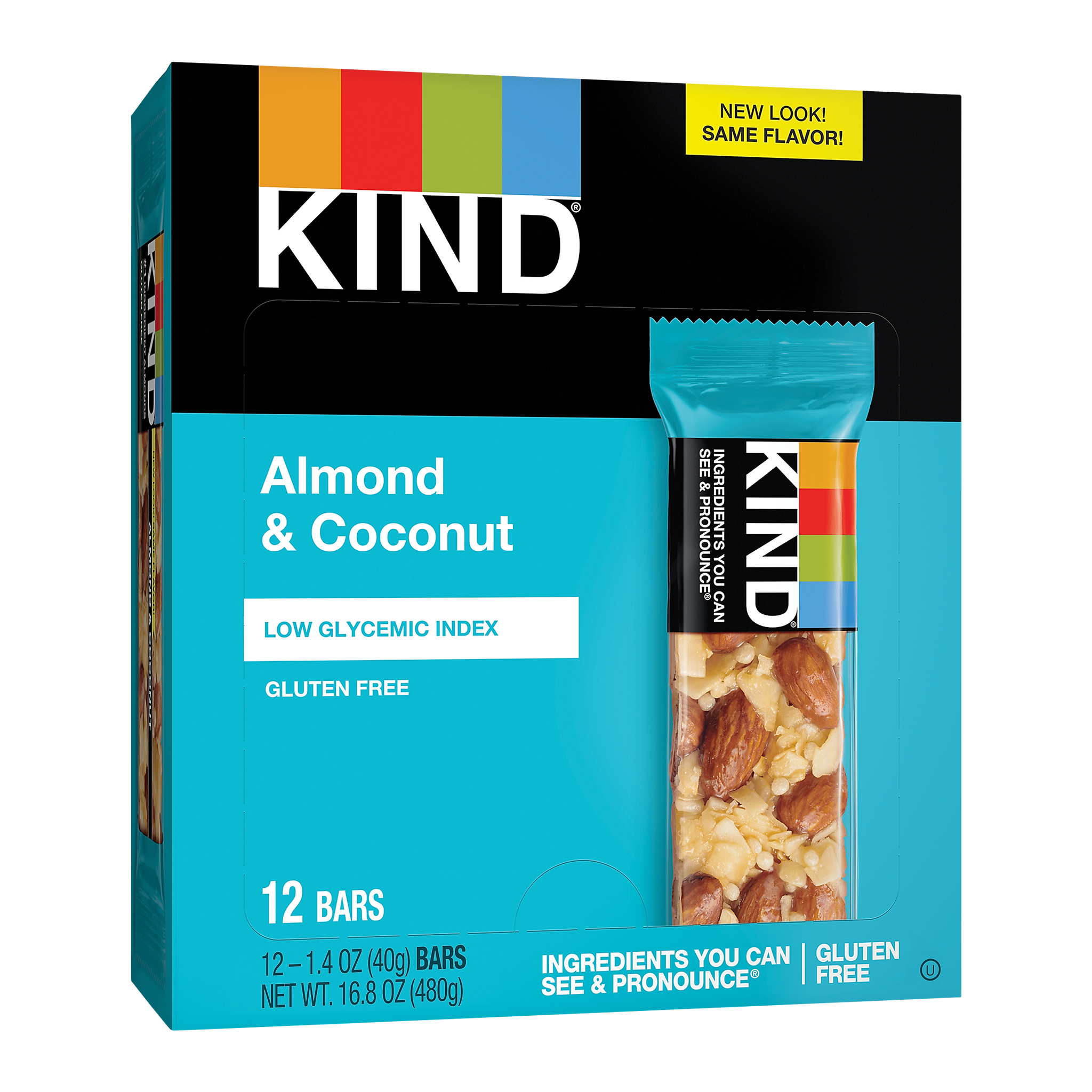 KIND Bar, Almond & Coconut, 1.4 Oz., 12/Box