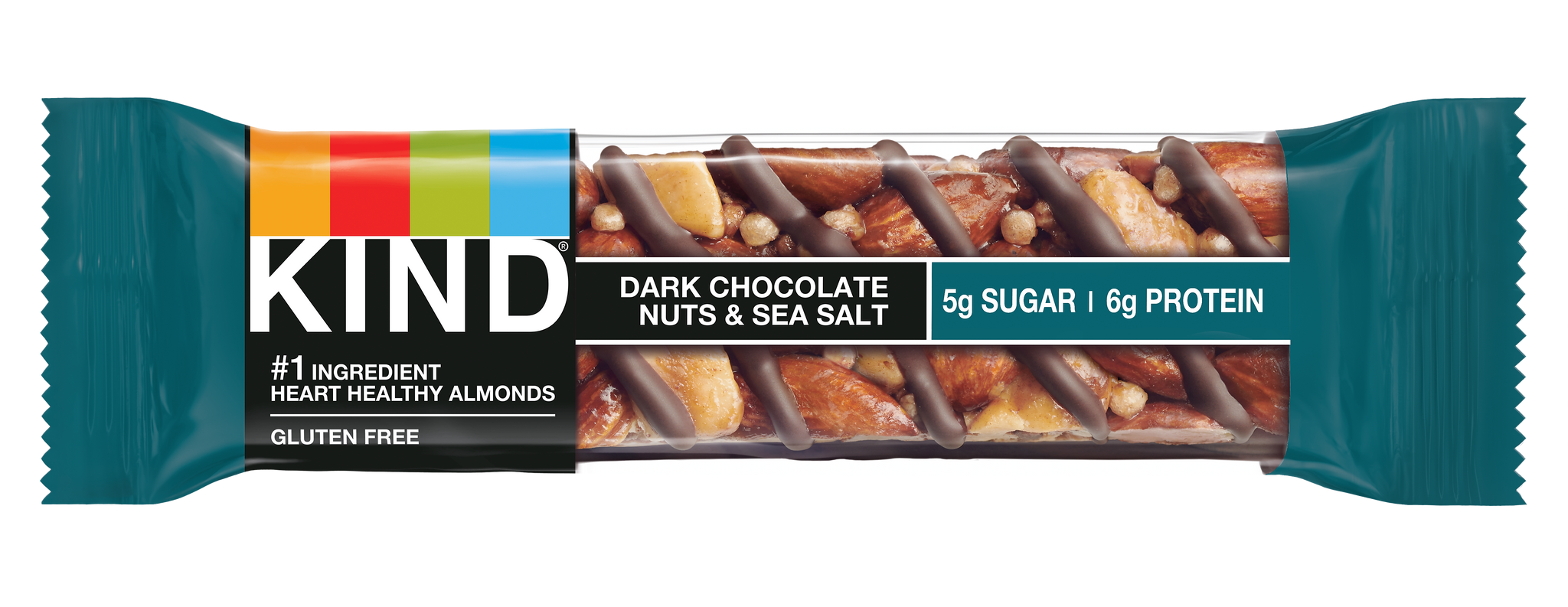 KIND Bar, Dark Chocolate Nuts & Sea Salt, 1.4 Oz., 12/Box